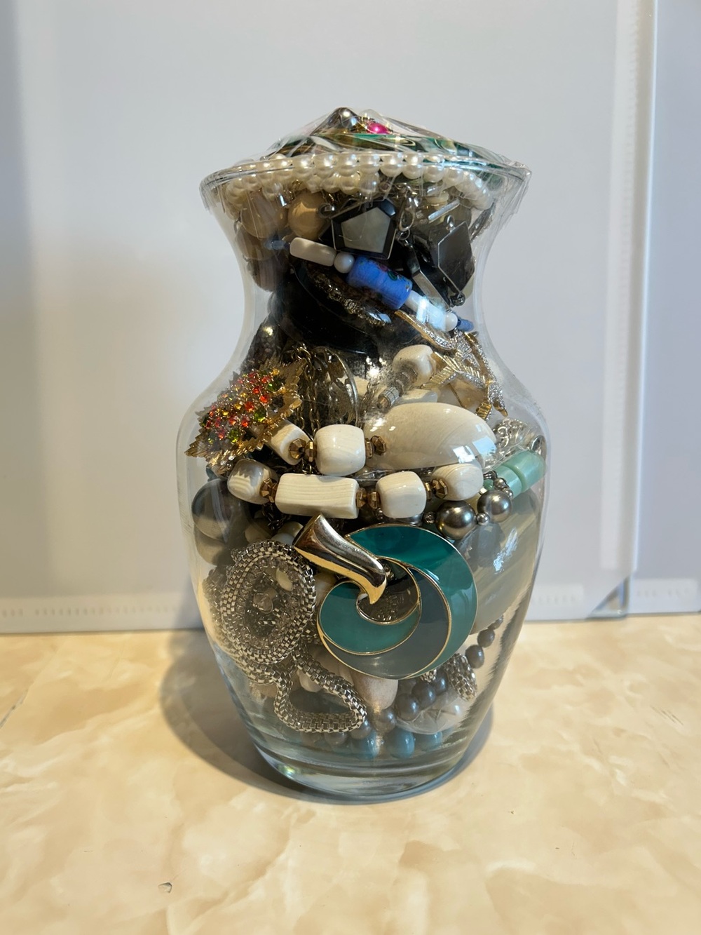Mystery Jewelry Jar Vintage Large #1